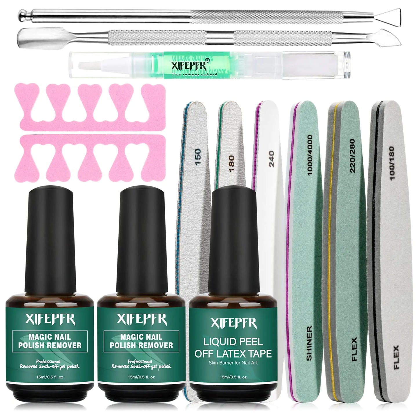 XIFEPFR Gel Nail Polish Remover Kit