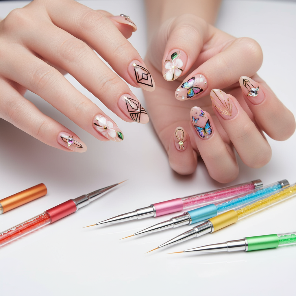 Artdone Nail Art Brush Set - DiseΓ±os de uΓ±as
