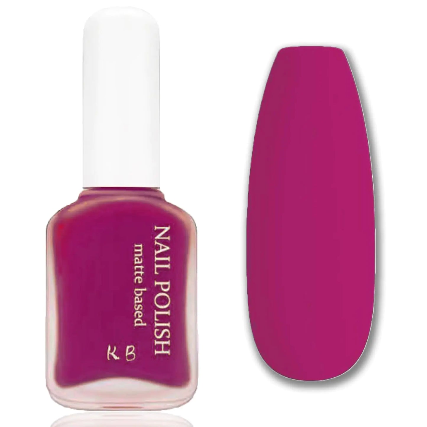 Hot Pink Matte Nail Polish