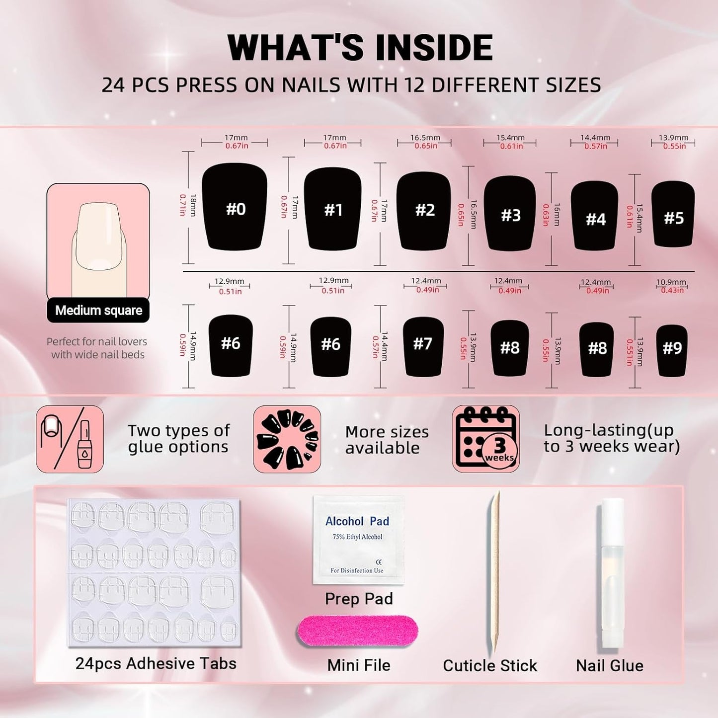 Wooyas Light Yellow Press-On Nails kit