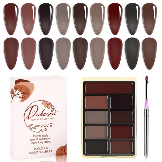 DUKASOU Autumn Wind Gel Nail Polish Set