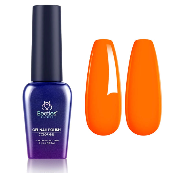 Beetles Orange Gel Nail Polish