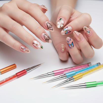 Artdone Nail Art Brush Set - Diseños de uñas