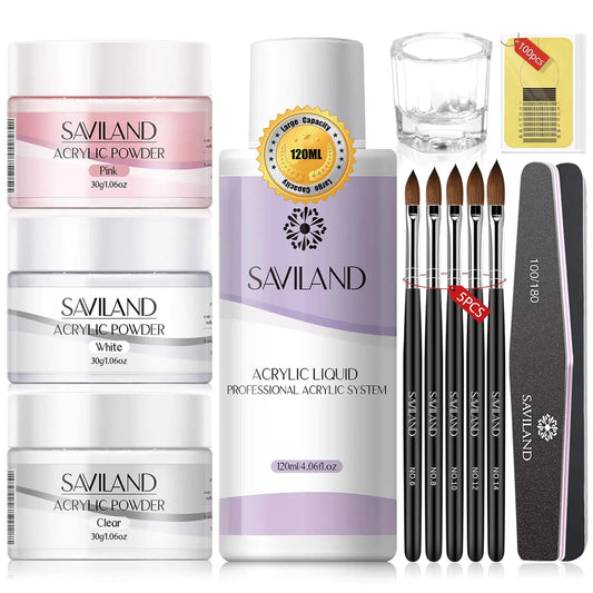 Saviland Professional Acrylic Nail Kit