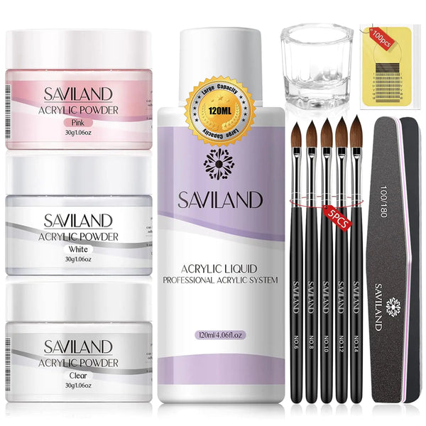 Saviland Professional Acrylic Nail Kit