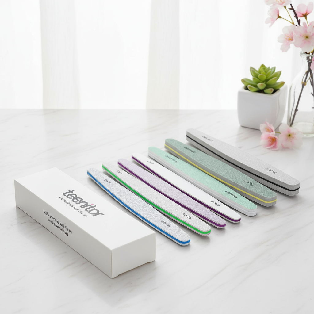 Teenitor 6pcs Nail File & Buffer Set